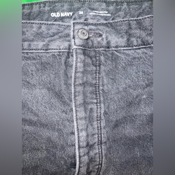 Old Navy Distressed Gray Denim Skirt Plus Size 26 - Picture 3 of 8